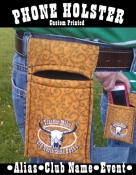 Cell Phone Holster/ Custom Print-Padded/ Insulated