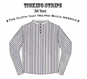 Cowboy Shirt Ticking Stripe